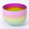 Crystal Singing Bowl Rainbow Frosted