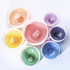 Crystal Singing Bowl with Lotus Design