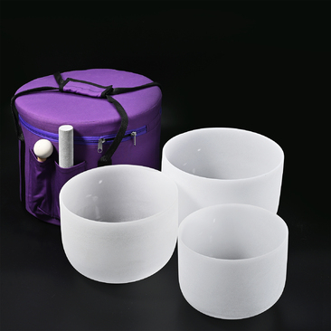 Crystal Singing Bowl with Carry Bag