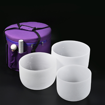 Crystal Singing Bowl with Carry Bag